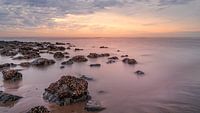 Zonsondergang op het strand