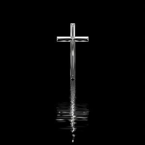Silbernes Jesuskreuz