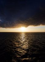 Summer storm at sea