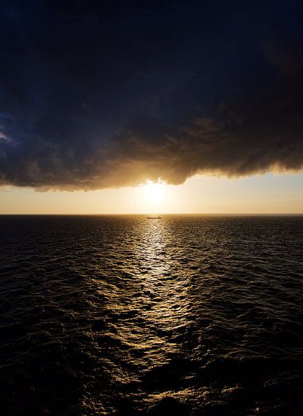 Summer storm at sea by Bart Korver