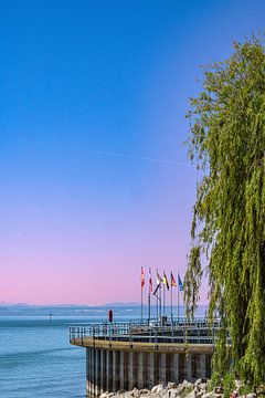 Baden-Württemberg : Merenpromenade Friedrichshafen aan het Bodenmeer van Photoart-Naegele