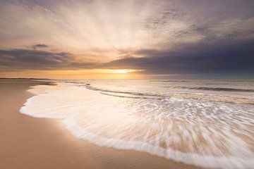 Zonsondergang op het breedste strand van Texel