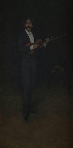 Arrangement in Black: Portrait of Señor Pablo de Sarasate, James McNeill Whistler by Masterful Masters