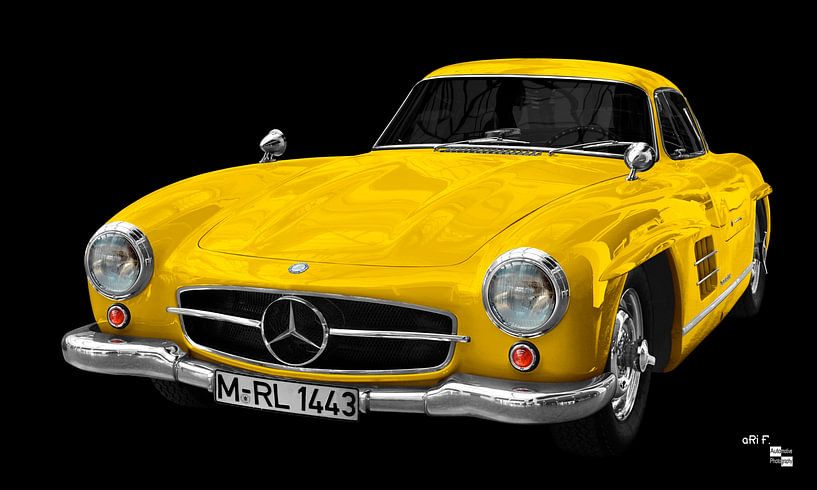 Mercedes Benz 300 SL Gullwing (W 198) by aRi F. Huber