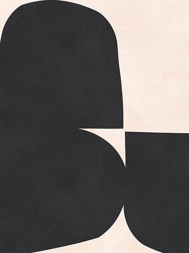 Zwarte expressieve vormen 4