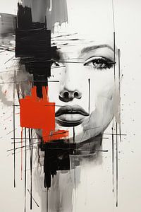 Portrait abstrait d'une femme (7)