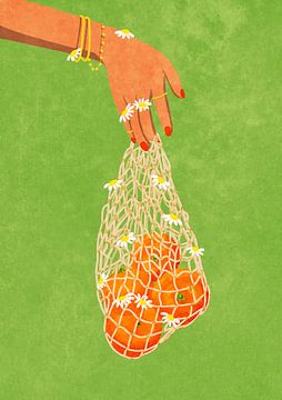 Frische Orangen von Raissa Oltmanns