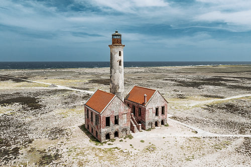 Leuchtturm Klein Curaçao – Drohnenaufnahme