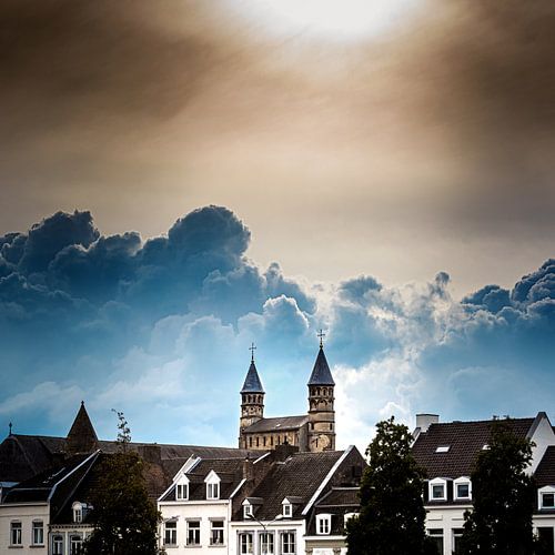 Maastricht, Sfeerfoto van Basiliek van Onze Lieve Vrouwe