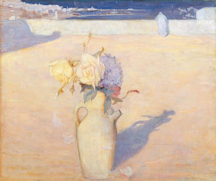 Het hete zand, Mustapha, Algiers, Charles Conder van Meesterlijcke Meesters
