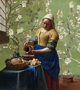 Milchmädchen und die Mandelblüten