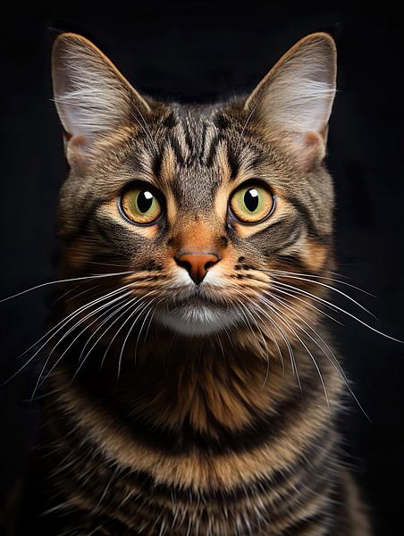 Chat tigré par PixelPrestige