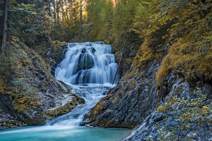 Obernach Canal Waterfall by Thomas Riess
