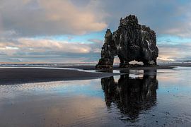 Hvitserkur, der Dinosaurier Nordislands von Gerry van Roosmalen
