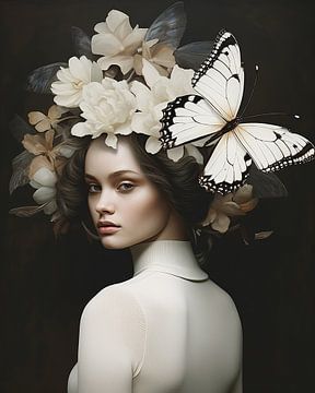 Butterfly girl by Carla Van Iersel