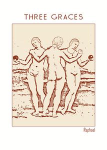 Drei Grazien von Raffael (um 1503-1505)