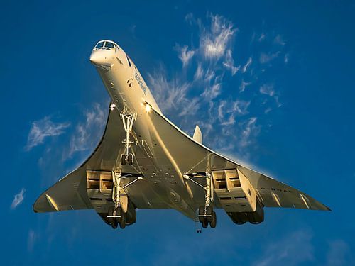 Concorde van British Airways