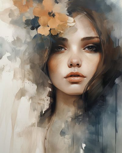 Poëtisch portret in zachte kleuren