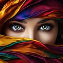 Girl with scarf by Bert Meijer thumbnail