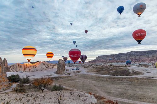 Hot air balloons over Cappadocia