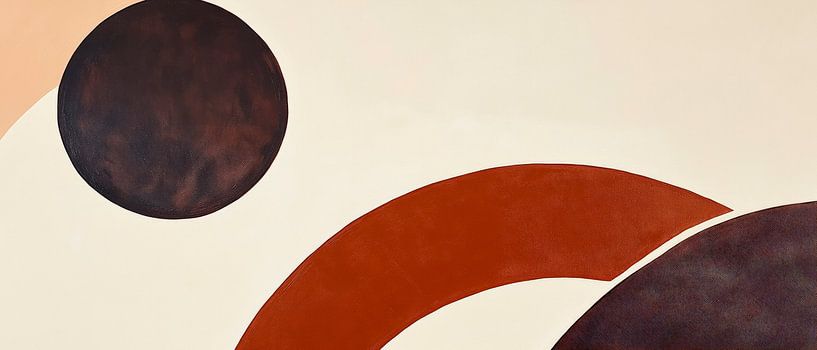 Geometrische Farben und Formen – Harmonisch von Poster Art Shop