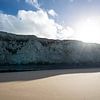Sonne über den Kreidefelsen von Mickéle Godderis