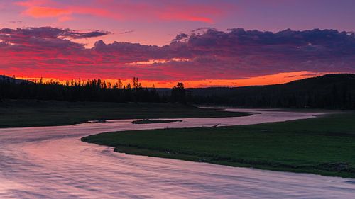 Rivière Madison, PN de Yellowstone, Wyoming, USA