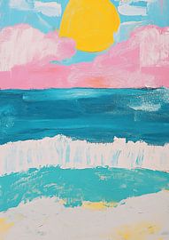 Meer Sonne Strand Horizont Himmel von Niklas Maximilian