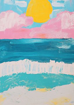 Zee Zon Strand Horizon Lucht van Niklas Maximilian