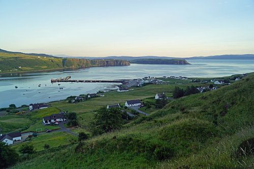 plattelandsstad van het eiland Skye