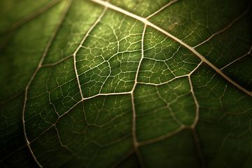 Veines de feuilles | Macrophotographie sur Visuals by Justin