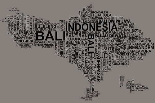 Map of Bali
