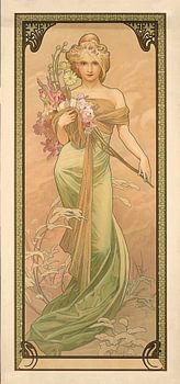 Spring (1900) de Alphonse Mucha