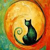 Cat abstract by Bert Nijholt