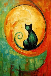 Katze abstrakt