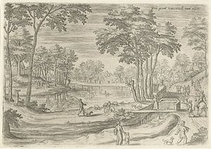 Hans Collaert (I), Ansicht des Kanals von Ixelles