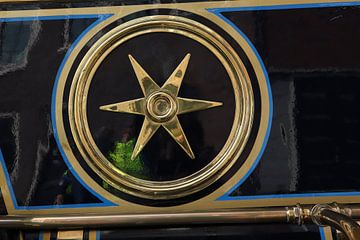 Star of a steam engine