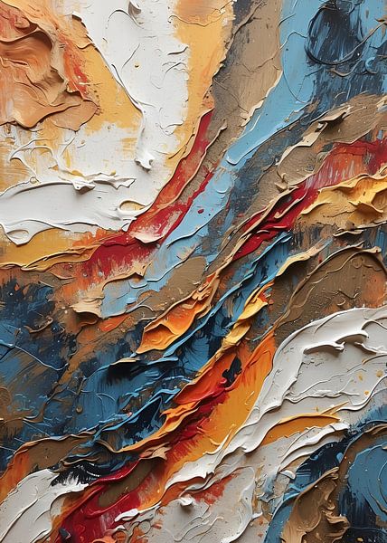 abstrakte Malerei von Muhammad Yunus