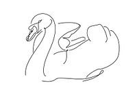 Swan lineart