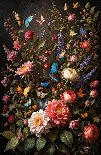 Butterfly Garden by Night