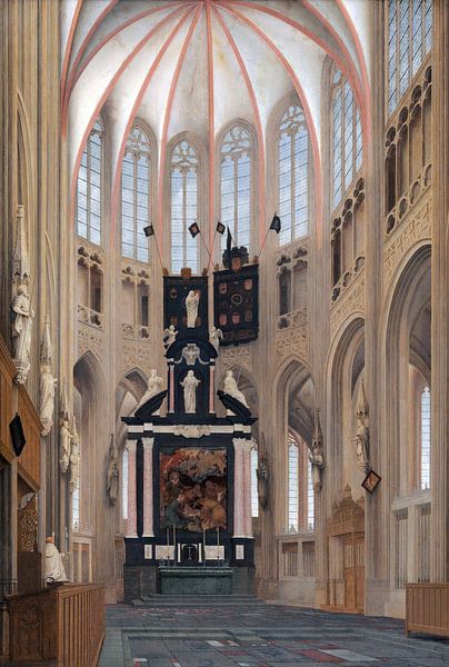 s-Hertogenbosch, cathédrale Saint-Jean, Pieter Jansz Saenredam - 1646 par Atelier Liesjes