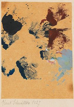 Kurt Schwitters - Sans titre (Peinture au pistolet) (1927) sur Peter Balan