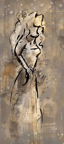 Die Dame liebt das Gold