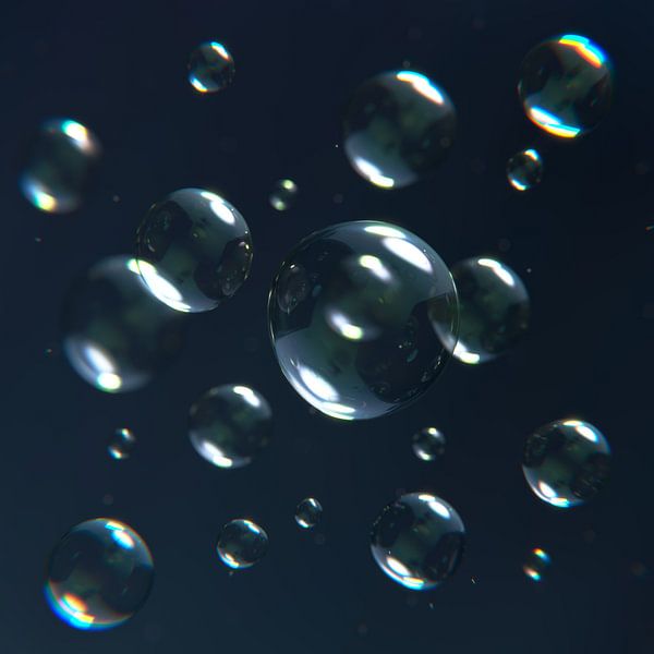 Soap bubbles by Jörg Hausmann