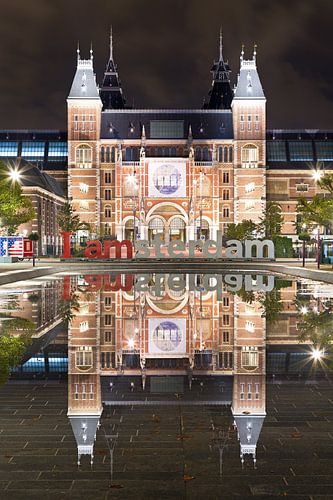 Mirroring Rijksmuseum in Amsterdam von Anton de Zeeuw