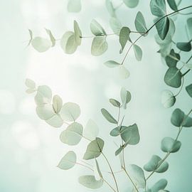 Feuilles dans la lumière sur Poster Art Shop