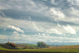 Wolkenlucht en een lage horizon in het Zwarte Woud
