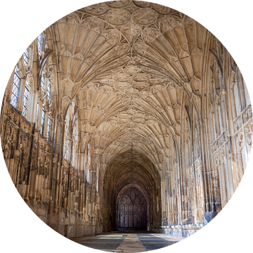 Kloostergang in de kathedraal, decor van Harry Potter films, Groot-Brittannië