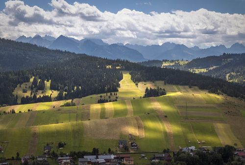Scenic View of Tatra National Park in Polish Carpathian Mountain