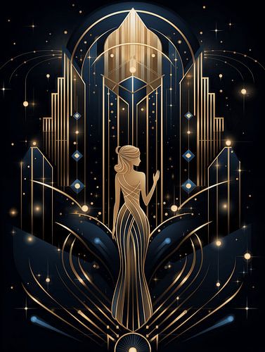 Vrouw Art Deco II